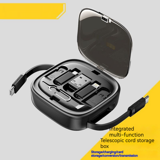 Data Cable Flexible Wire Storage 60W Fast Charging Multi-function Mobile Phone Charging Interface Box